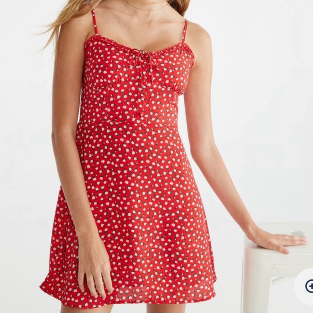 Aeropostale Large Red Sun Dress